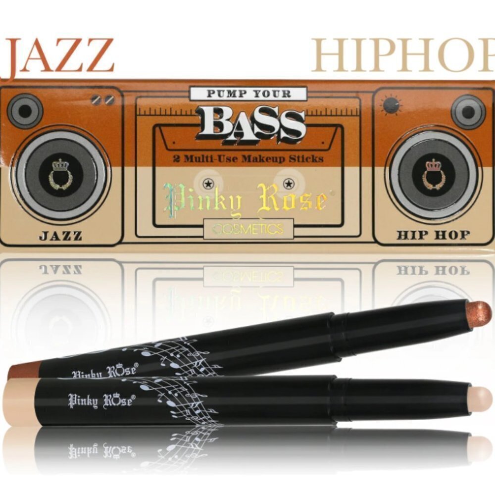🦋 NEW PINKY ROSE Cosmetics Pump Your Bass Makeup Sticks Jazz & Hip Hop